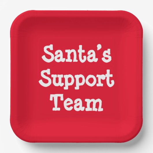 Sinterondersteuningsteam Papieren Bordje (Voorkant)
