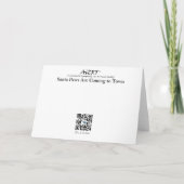 Sinterpaws komt naar de stad feestdagen kaart (Achterkant)