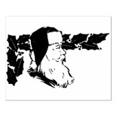 Sinterprofiel met holly illustratiepatroon kunst rubberstempel (Afrduk)