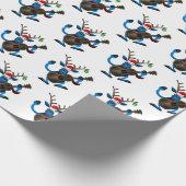 Sinterrendel met gitaar cadeaupapier (Hoek)