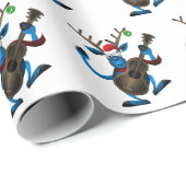 Sinterrendel met gitaar cadeaupapier (Rol Hoek)