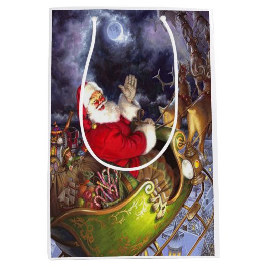 Sinterrendier Medium Cadeauzakje (Voorkant)