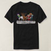 Sinterrenrendieren Rudolph en Unicorn T-shirt (Design voorkant)