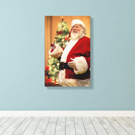 Sinterroken een afdruk van een pijplijn Canvas (Insitu (Houten vloer))