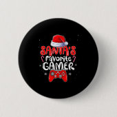 Sinters favoriete gamer ronde button 5,7 cm (Voorkant)