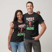 Sinters favoriete Golfer-dabbing Santa X mas Pajam T-shirt (Unisex)