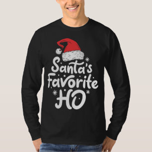 Sinters favoriete Ho Funny Kerstvrouwen Kerstmis S T-shirt