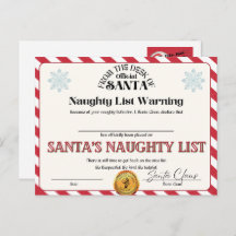 Sinters Naughty List