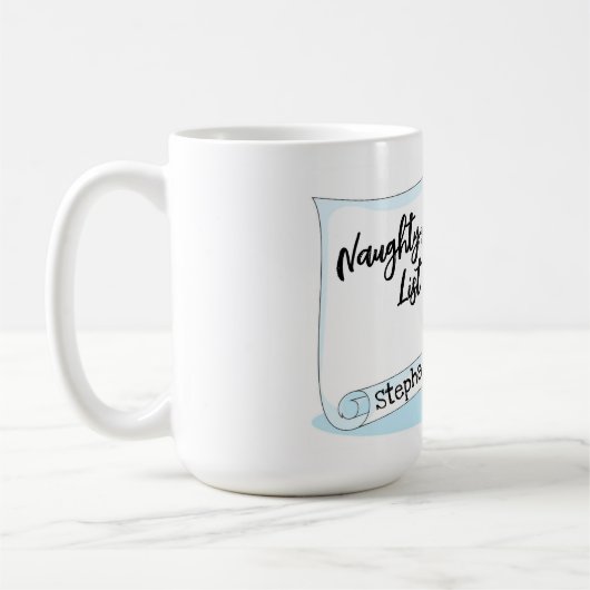 Sinters Naughty List Koffiemok (Links)