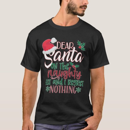 Sinters Naughty List T-shirt (Voorkant)