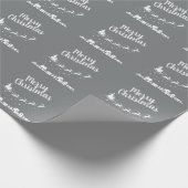 Sinters slee met herders boven de huizen cadeaupapier (Hoek)