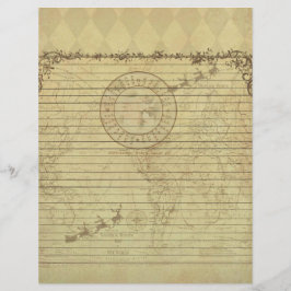 Sinters speciale briefhoofd van de Noordpool