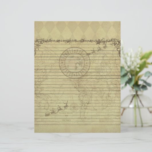 Sinters speciale briefhoofd van de Noordpool (Staand voorkant)