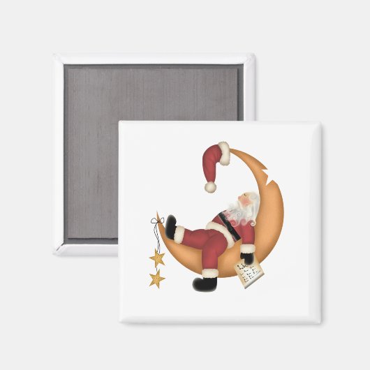 Sinterslaap op Moon Tshirts en Gifts Magneet (Voorkant / Achterkant)