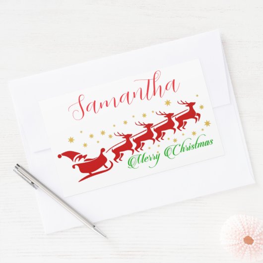 Sinterslee Rechthoekige Sticker (Envelop)