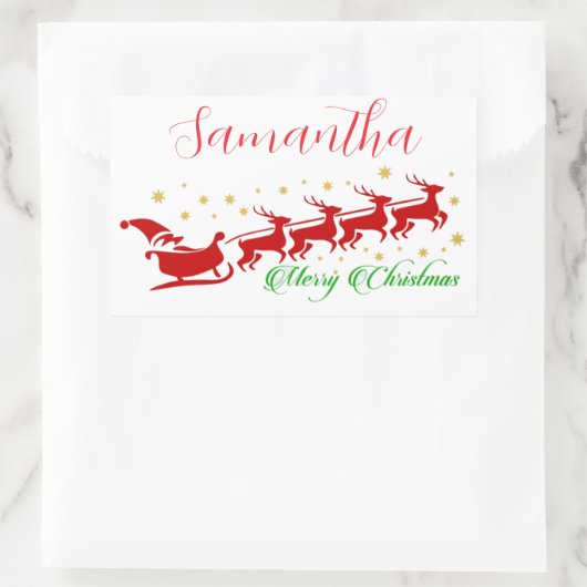 Sinterslee Rechthoekige Sticker (Tas)