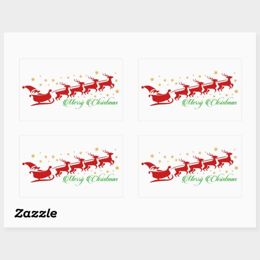 Sinterslee Rechthoekige Sticker (Vel)