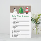 Sinterspel met sinterklaas en snowman Baby (Staand voorkant)