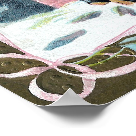 Sinterstaart naar schoorsteen poster (Hoek)