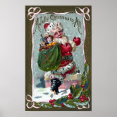 Sinterstaart naar schoorsteen poster (Voorkant)