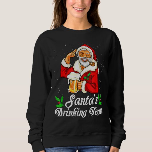 Sinterteam Drink Beer Beer Drinker Lov Trui (Voorkant)