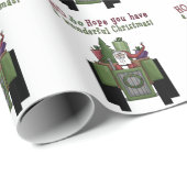 Sintervakantiepakket voor trekkers cadeaupapier (Rol Hoek)