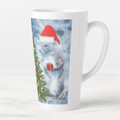 Sintervalkereeeekhoorn met kerstboomvakantie latte mok (Rechts)