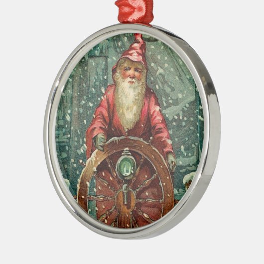 Sinterversiemens Metalen Ornament (Links)