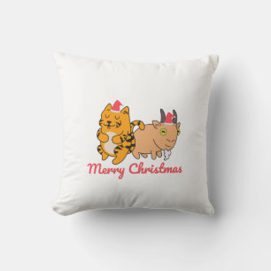 Sintervrienden - tijger en geit kussen