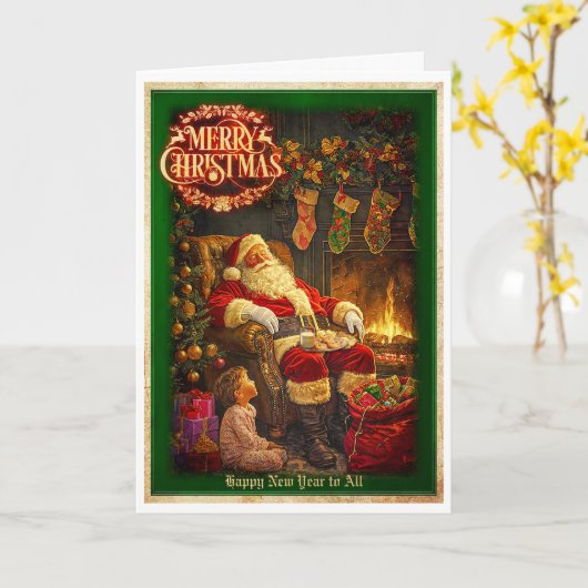 Sintervriendje Kaart (Gele Bloem)