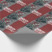 Sinterwerkpapier voor prettige kerstcyclus cadeaupapier (Hoek)