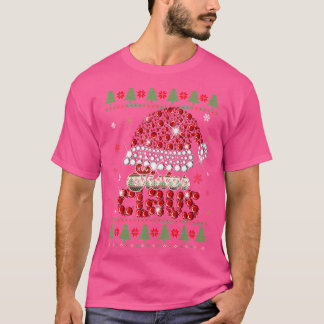 Sinterzuster Claus Ugly kerstmatch T-shirt