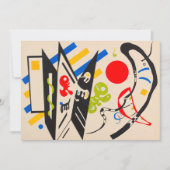 Sinthesi stencil van Wassily Kandinsky Bedankkaart (Voorkant)