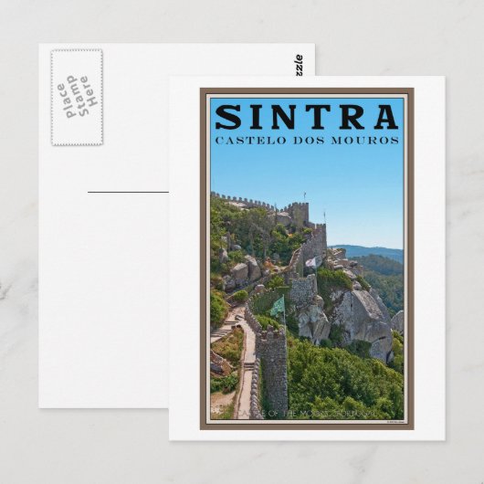 Sintra - Castle of the Moors Briefkaart (Voorkant / Achterkant)