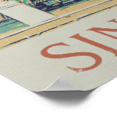 Sintra Moorish Architecture illustration Portugal Poster (Hoek)