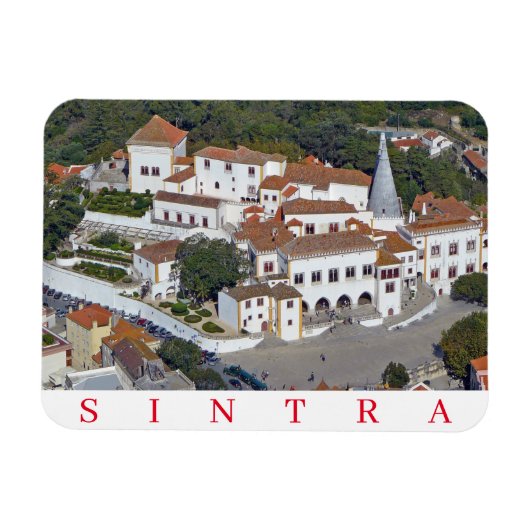Sintra-panoramisch uitzicht magneet (Horizontaal)
