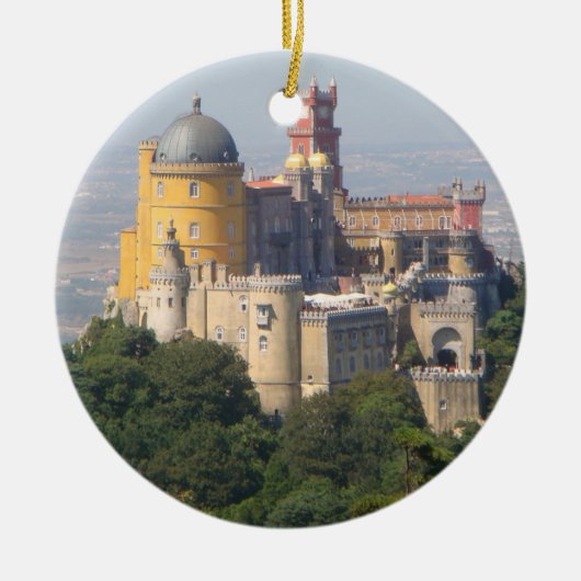 Sintra Pena Circle Ornament (Voorkant)