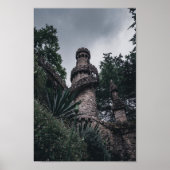 Sintra, Portugal - Blick auf den Turm einer Burg Poster (Voorkant)
