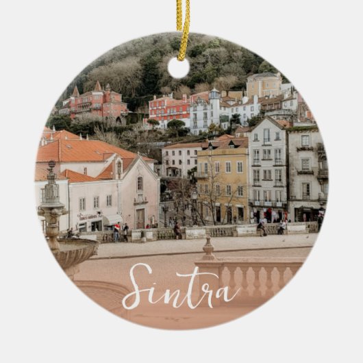 Sintra Portugal Keepomwille Travel Keramisch Ornament (Voorkant)