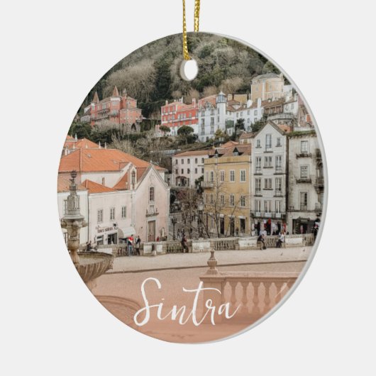 Sintra Portugal Keepomwille Travel Keramisch Ornament (Links)