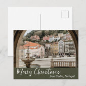 Sintra Portugal Kerstmis Feestdagenkaart (Voorkant / Achterkant)