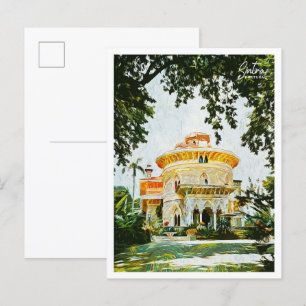 Sintra Portugal Mooi olieverflandschap Briefkaart