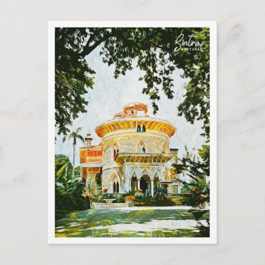 Sintra Portugal Mooi olieverflandschap Briefkaart (Voorkant)