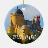 Sintra Portugal Panoramiek Keramisch Ornament (Achterkant)