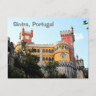 Sintra, Portugal: Pena Palace nabij Lissabon Briefkaart