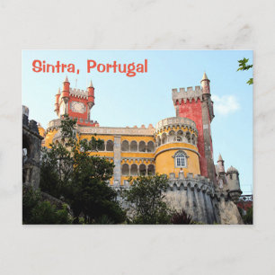 Sintra, Portugal: Pena Palace nabij Lissabon Briefkaart