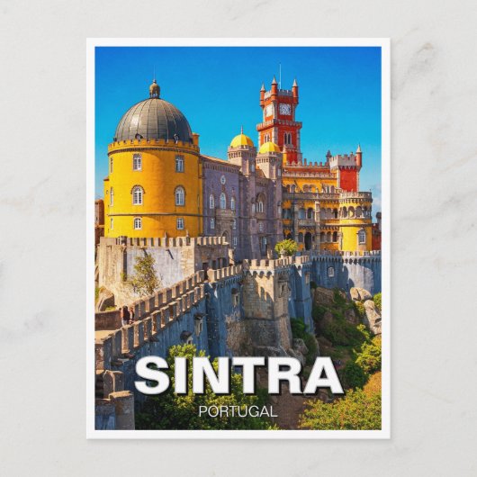 Sintra Portugal Reizen Briefkaart (Voorkant)