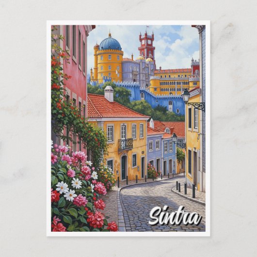 Sintra Portugal Reizen Briefkaart (Voorkant)