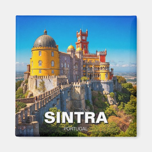 Sintra Portugal Reizen Magneet (Voorkant)