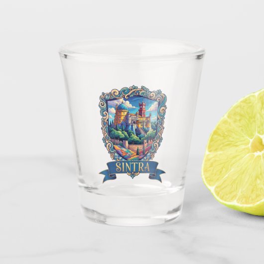 Sintra Portugal Reizen Shot Glas (Voorkant)